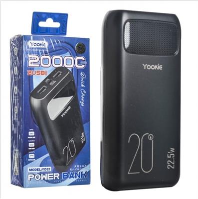 برای اطلاع از قیمت عمده تماس حاصل فرمایید 

پاوربانک یوکی (Yookie) مدل YO52 ظرفیت 20000mAh