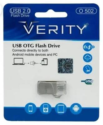 برای اطلاع از قیمت عمده تماس حاصل فرمایید

فلش ۶۴ گیگ وریتی Verity O502 OTG
