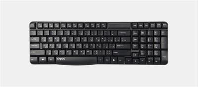 برای اطلاع از قیمت عمده تماس حاصل فرمایید 

کیبورد بی سیم رپو مدل E1050 به همراه حروف فارسی