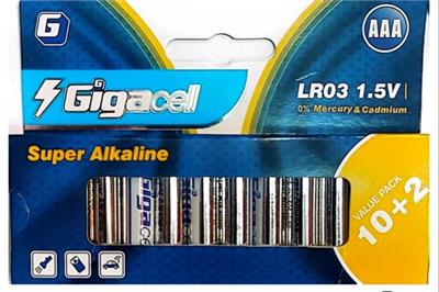 برای اطلاع از قیمت عمده تماس حاصل فرمایید

باتری نیم قلمی آلکالاین گیگاسل ۱۲ ،عددی