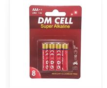 برای اطلاع از قیمت عمده تماس حاصل فرمایید

باتری نیم قلم AAA دی ام سل DM CELL مدل Super Alkaline LR03