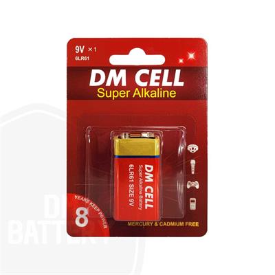 برای اطلاع از قیمت عمده تماس حاصل فرمایید 

باتری کتابی آلکالاین 9 ولت DM CELL
