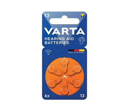 برای اطلاع از قیمت عمده تماس حاصل فرمایید 
باتری سمعک وارتا کد13 بسته ۶ عددی