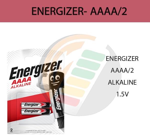برای اطلاع از قیمت عمده تماس حاصل فرمایید 

باتری آلکالاین انرجایزر ENERGIZER-AAAA B2