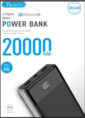 برای اطلاع از قیمت عمده تماس حاصل فرمایید

پاوربانک وریتی مدل V-PA124-20PD ظرفیت 20000 میلی آمپر ساعت