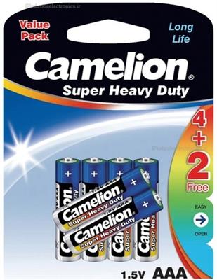 برای اطلاع از قیمت عمده تماس حاصل فرمایید 

باتری نیم قلمی کملیون super heavy duty بسته ۶ عددی