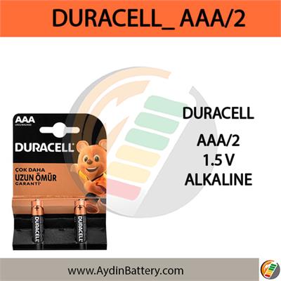 برای اطلاع از قیمت عمده تماس حاصل فرمایید 

باتری نیم قلمی آلکالاین دوراسل DURACELL AAA B2  اصل