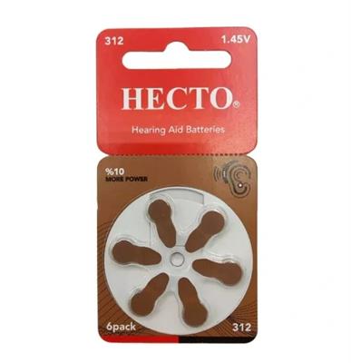 برای اطلاع از قیمت عمده تماس حاصل فرمایید 

باتری سمعک شماره 312 هکتو HECTO